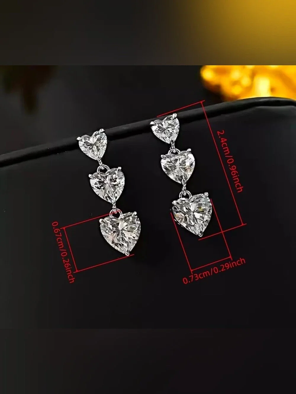 $8 Each Or Bundle 5/$20 Classic Silver Heart Drop Earrings